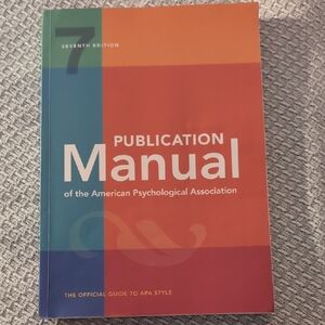 APA Publication Manual 7th Edition